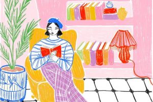 Mujer leyendo / Blasina Rocher